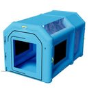 VEVOR Cabine de Peinture Gonflable 4x2,5x2,5 m avec Souffleur de 750 W Bleu, Tente de Pulvérisation Portable avec Grand Filtre en Coton, Idéale pour Vélos, Motos et Petits Meubles - image 11