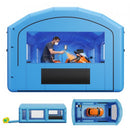 VEVOR Cabine de Peinture Gonflable 7x4x2,75 m Souffleur de 550W+750 W Bleu, Tente de Pulvérisation Portable à Toit Arqué, Filtre en Coton et Espace Vestiaire, pour VTT, Moto et Meubles Taille Moyenne - image 2