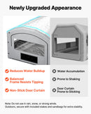 VEVOR Cabine de Peinture Gonflable 8x4,5x3 m Souffleurs de 750W+950W Gris, Tente de Pulvérisation Portable avec Filtre en Coton et Espace Vestiaire, Toit Arqué, pour Pickup Moyen, Grands Meubles - image 7