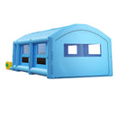 VEVOR Cabine de Peinture Gonflable 10x6x4 m Souffleurs de 950W+1100W Bleu, Tente de Pulvérisation Portable avec Filtre en Coton et Espace Vestiaire, Toit Arqué, pour Pickup et Petit Bateau à Moteur - image 12