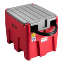 VEVOR Réservoir Diesel Essence Portable 220 L Cuve de Ravitaillement 40 L/min Pompe de Transfert 12 V, Tuyau 4 m, Pistolet de Ravitaillement Auto, Réservoir pour Transfert Transport Carburant, Rouge - image 2