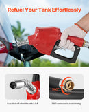 VEVOR Réservoir Diesel Essence Portable 220 L Cuve de Ravitaillement 40 L/min Pompe de Transfert 12 V, Tuyau 4 m, Pistolet de Ravitaillement Auto, Réservoir pour Transfert Transport Carburant, Rouge - image 6