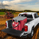 VEVOR Réservoir Diesel Essence Portable 220 L Cuve de Ravitaillement 40 L/min Pompe de Transfert 12 V, Tuyau 4 m, Pistolet de Ravitaillement Auto, Réservoir pour Transfert Transport Carburant, Rouge - image 9