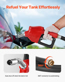 VEVOR Réservoir Diesel Portable 220 L Cuve de Ravitaillement 40 L/min avec Pompe de Transfert Électrique 12 V Tuyau en Caoutchouc 4 m Réservoir de Transfert Diesel pour Transport de Carburant, Noir - image 6