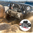 VEVOR Treuil Électrique 6123 kg 12 V CC avec Câble Acier Φ1,0 x 2438,4 cm, Guide-câble, Télécommande Sans Fil et Filaire, Étanche IP55, pour Remorquage SUV Tout-terrain, Jeep, Camion, Remorque, Bateau - image 9