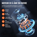 VEVOR Treuil Électrique 12 V CC Capacité de Charge 6100 kg avec Corde Synthétique Φ 9,5 mm x 24 m, Télécommande Sans Fil et Filaire, pour Remorquage SUV Tout-terrain, Jeep, Camion, Remorque, Bateau - image 4