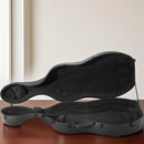VEVOR Étui pour Violoncelle 4/4, en Fibre de Carbone Composite, Léger et Portable, Doublure en Peluche, Double Bandoulière, Anti-rayures, Forme Violoncelle Professionnelle, Transport Confortable, Noir - image 9