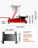 VEVOR Cric de Transmission à Profil Bas Capacité 450 kg, Cric de Fosse avec Hauteur de Levage 16-64 cm, Roues Avant Pivotantes à 360°, Support Boîte de Vitesse pour Garage Atelier Réparation - image 8
