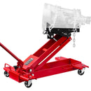 VEVOR Cric de Transmission à Profil Bas Capacité 1 T, Cric de Fosse avec Hauteur de Levage 18,5-70 cm, Roues Pivotantes Flexibles à 360°, Support Boîte de Vitesse pour Garage Atelier Réparation
