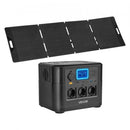 VEVOR Station Électrique Portable 1200 W Générateur Solaire Portable Panneau Solaire 200 W Batterie Secours LiFePO4 806 Wh pour Urgence Domestique, Camping, Voyage Camping-car, avec 9 Ports de Sortie - image 2