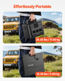 VEVOR Station Électrique Portable 1200 W Générateur Solaire Portable Panneau Solaire 200 W Batterie Secours LiFePO4 806 Wh pour Urgence Domestique, Camping, Voyage Camping-car, avec 9 Ports de Sortie - image 6