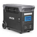 VEVOR Station Électrique Portable 3000 W Générateur Solaire Portable 3072 Wh Batterie Secours LiFePO4 pour Urgence Domestique, Camping, Voyage Camping-car, 13 Ports Sortie, Panneau Solaire Non Inclus