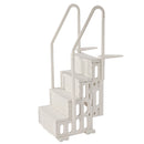 VEVOR Escalier de Piscine en Plastique avec 2 Rampes, 4 Marches Antidérapantes, Capacité de Charge 181,4 kg, Escaliers pour Piscines Creusées 122-137 cm, Terrasse, Maison, Intérieur, Extérieur, Blanc - image 11