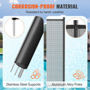 VEVOR Clôture de Piscine, Barrière de Piscine Creusée 1,21x29,26 m Clôture Amovible de Sécurité Pliable Tige en Aluminium Tissu Maille PVC Teslin 340 g/m² pour Protection Enfants Animaux Domestiques - image 4