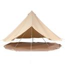VEVOR Tente Cloche en Toile 3 m Tente de Yourte 4 Saisons Tente de Camping Familial avec Trou de Poêle à Bois, Sacs de Rangement pour Glamping Jusqu'à 4 Personnes, Groupes en Plein Air, Fête, Chasse - image 11
