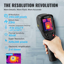 VEVOR Image Thermique Infrarouge -20 à 550 ℃ Caméra Thermique 25 Hz Caméras Infrarouges Imagerie Thermique 320 x 240 pixels Parfaite pour l'Inspection de Maison, la Vérification du CVC, la Plomberie - image 4