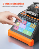 VEVOR Soudeuse Fibre Optique 6 Moteurs Épisseuse Fusion Fibre Optique Alignement Noyau Gaine, Épissage 6 s Chauffage 13 s, Écran Tactile, Support de Fibres 3 en 1, Batterie 7800 mAh pour SM MM DS NZDS - image 7