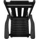 VEVOR Chaise à bascule, lot de 2, chaise berçante d'extérieur HIPS, charge 181,44 kg, fauteuil de relaxation à dossier haut avec accoudoirs lisses, pour jardin, balcon, porche, terrasse, patio, noir - image 11
