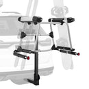 VEVOR Porte-skis sur attelage, pour récepteur 5 cm, support pour planche à neige, capacité 6 paires de skis ou 4 planches, avec verrou, sangle de sécurité, accès inclinable, rembourrage en caoutchouc