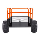 VEVOR Remorque à Benne Basculante, 793 L, Remorque de Tracteur Tondeuse à Gazon de Jardin en Acier, Capacité de Charge 800,6 kg, avec Pneus 45,72 cm, Chariot de Transport à Déversement pour VTT, UTV - image 11