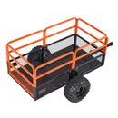 VEVOR Remorque à Benne Basculante, 793 L, Remorque de Tracteur Tondeuse à Gazon de Jardin en Acier, Capacité de Charge 800,6 kg, avec Pneus 45,72 cm, Chariot de Transport à Déversement pour VTT, UTV - image 12