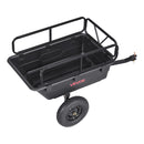 VEVOR Remorque à Benne Basculante, 283 L, Remorque de Tracteur Tondeuse à Gazon Jardin Polyéthylène, Capacité de Charge 226,8 kg, avec Pneus 40,64 cm, Chariot de Transport à Déversement pour VTT, UTV - image 12