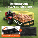 VEVOR Remorque à Benne Basculante Capacité de Charge 340 kg Remorque Utilitaire de Jardin Robuste avec Côtés Amovibles Chariot de Transport à Déversement 0,34 m³​ pour Tracteur, Tondeuse à Gazon, VTT - image 5