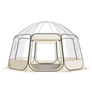 VEVOR Tente Bulle Pop-up, 4,58 x 4,32 m, Tente Igloo Dôme de Jardin pour 12-15 Personnes, Abri de Camping d'Extérieur Transparent avec Fenêtres, Imperméable et Résistante aux UV, Vue Panoramique 540° - image 11