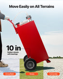 VEVOR Bidon d'Essence et Diesel sur Roues, 113,5 L, Réservoir de Carburant avec Pompe Électrique, Tuyau 3 m, Chariot de Ravitaillement Stockage de Carburant pour VTT, Voiture, Tondeuse, Bateau, Moto - image 7
