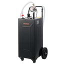VEVOR Chariot à Carburant 132,5 L Réservoir à Carburant Mobile Pompe Manuelle, Réservoir en Acier au Carbone, avec 4 Roues et Tuyau, pour Essence et Diesel, Voiture, Quad, Tondeuse, Moto, Bateau, Noir - image 10