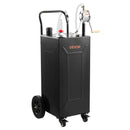 VEVOR Chariot à Carburant 132,5 L Réservoir à Carburant Mobile Pompe Manuelle, Réservoir en Acier au Carbone, avec 4 Roues et Tuyau, pour Essence et Diesel, Voiture, Quad, Tondeuse, Moto, Bateau, Noir - image 11
