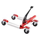 VEVOR Chariot de Manutention de Voiture Grande Capacité de Charge 680 kg, Chariot Déplace Voiture à Cliquet, Aide à la Manœuvre Positionnement pour Véhicules Camions Remorques Garage Atelier, 2PCs - image 12