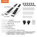 VEVOR Marchepieds 2PCs de 16,5 cm Compatible avec Ford F150-Crew Cab 2015-2023/Ford F-250 F-350 Super Duty Crew Cab 2015-2023, Barres Latérales en Acier Inoxydable 201, Capacité de Charge 227 kg - image 8