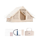 VEVOR Tente de Camping Gonflable, 3x2x2 m, Tente de Glamping pour 3 à 5 Personnes Oxford 300D Facile à Installer, avec Pompe à Main, Portes, Fenêtres en Maille, Sac de Rangement, Transport Simple - image 2