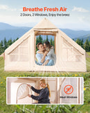 VEVOR Tente de Camping Gonflable, 3x2x2 m, Tente de Glamping pour 3 à 5 Personnes Oxford 300D Facile à Installer, avec Pompe à Main, Portes, Fenêtres en Maille, Sac de Rangement, Transport Simple - image 6