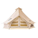 VEVOR Tente Yourte 5 m Jusqu'à 7 Personnes Tente Cloche en Tissu Oxford, pour 4 Saisons, Camping Familial, Glamping, Chasse, Événements Plein Air, avec Passage pour Conduit de Poêle, Tapis Amovible - image 10
