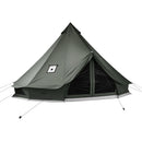 VEVOR Tente Yourte en Toile, Tente Cloche 3 m pour 4 Saisons, Camping Familial, Glamping, Chasse, Fêtes Événements en Plein Air, Jusqu'à 3 Personnes, avec Passage pour Conduit de Poêle, Tapis Amovible - image 11