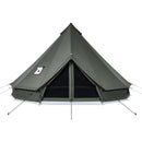 VEVOR Tente Yourte en Toile, Tente Cloche 5 m pour 4 Saisons, Camping Familial, Glamping, Chasse, Fêtes Événements en Plein Air, Jusqu'à 7 Personnes, avec Passage pour Conduit de Poêle, Tapis Amovible - image 10