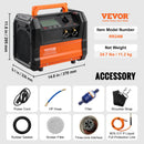 VEVOR Station de Récupération Fluides Frigorigènes 1 HP, Machine de Récupération de Réfrigérant Portable, Double Cylindre, Moteur sans Balais de 3000 tr/min, pour Auto, Climatisation, CVC Domestique - image 8