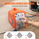 VEVOR Station de Récupération Fluides Frigorigènes Portable 3/4 HP Machine de Récupération de Réfrigérant Liquide ou Vapeur 2,2 kg/min 1450 tr/min Auto-Nettoyage R22 R134A R401A Climatisation HVAC - image 7