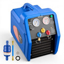 VEVOR Station de Récupération Fluides Frigorigènes Portable 1 HP, Récupérateur de Réfrigérant Double Cylindre, pour Système CVC Climatisation Auto, Unité de Récupération pour Frigoriste 1450 tr/min - image 2