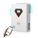 VEVOR Onduleur Solaire Hybride 6000 W Chargeur à Onde Sinusoïdale Pure Tout-en-un, 48 V CC vers 220/230 V CA Monophasé, Contrôleur Solaire MPPT 120 A Intégré, pour Systèmes Photovoltaïques Hors Réseau - image 2