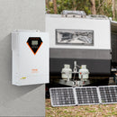 VEVOR Onduleur Hybride 5500 W Onduleur Solaire Hybride Chargeur Hors Réseau à Onde Sinusoïdale Pure 230 V CA avec Contrôleur de Charge Solaire MPPT 100 A Intégré, Charge Hybride, Utilitaire, Solaire - image 9
