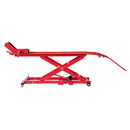 VEVOR Cric de Moto avec Capacité de Charge 453,6 kg, Pont Élévateur Hydraulique Hauteur de Levage 21,8-78,7 cm, Table Élévatrice pour Moto Mobile Flexible à 360°, pour Entretien Réparation Quad VTT - image 11