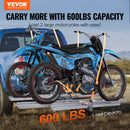 VEVOR Porte-Moto, Support de Moto sur Attelage en Alu pour 2 Motos, Charge 272 kg, avec Rampe Sangles et Stabilisateur, pour Scooter Tout-terrain Voiture Camion avec Récepteur d'Attelage de 50,8 mm - image 3