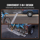 VEVOR Porte-Moto, Support de Moto sur Attelage en Alu pour 2 Motos, Charge 272 kg, avec Rampe Sangles et Stabilisateur, pour Scooter Tout-terrain Voiture Camion avec Récepteur d'Attelage de 50,8 mm - image 5