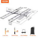 VEVOR Porte-Moto, Support de Moto sur Attelage en Alu pour 2 Motos, Charge 272 kg, avec Rampe Sangles et Stabilisateur, pour Scooter Tout-terrain Voiture Camion avec Récepteur d'Attelage de 50,8 mm - image 8