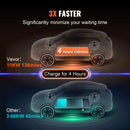 VEVOR Chargeur EV Portable Type 2 IEC6219 Chargeur Voiture Électrique 16 A 3,68 kW Monophasé 11 kW Triphasé Câble de Charge 7,5 m Prise CEE 16 LCD IP66 avec Sac de Rangement Crochet de Câble de Charge - image 4