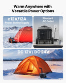 VEVOR Chauffage Diesel 5-8KW DC 12 V/24 V, Réchauffeur de Stationnement Portable, avec Contrôle par Application Bluetooth, Télécommande et Écran LCD, Réservoir 5 L, Design Chariot, pour Camion - image 8