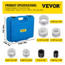 VEVOR Extenseur de tuyau d'échappement hydraulique, pompe à pédale 10 T avec 4 matrices, 2 étuis de rangement pour tubes en cuivre et aluminium dans la réparation automobile - image 8